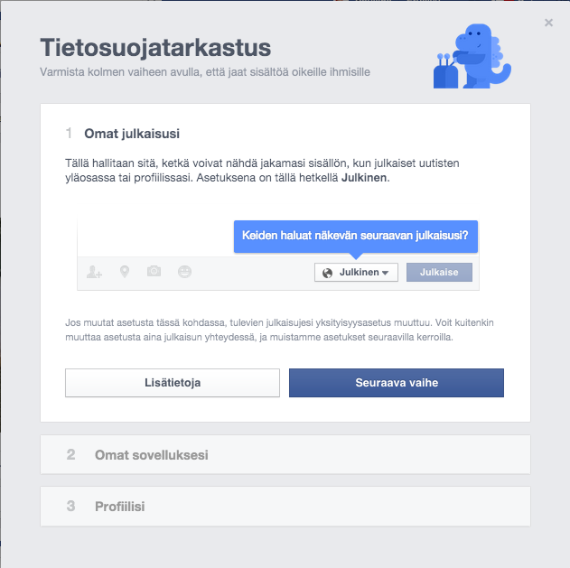 Facebookin tietosuojatarkastus kuva 2